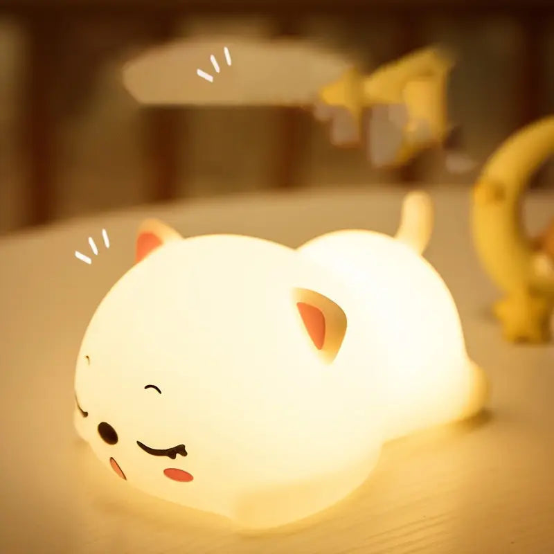 Cute cat night light